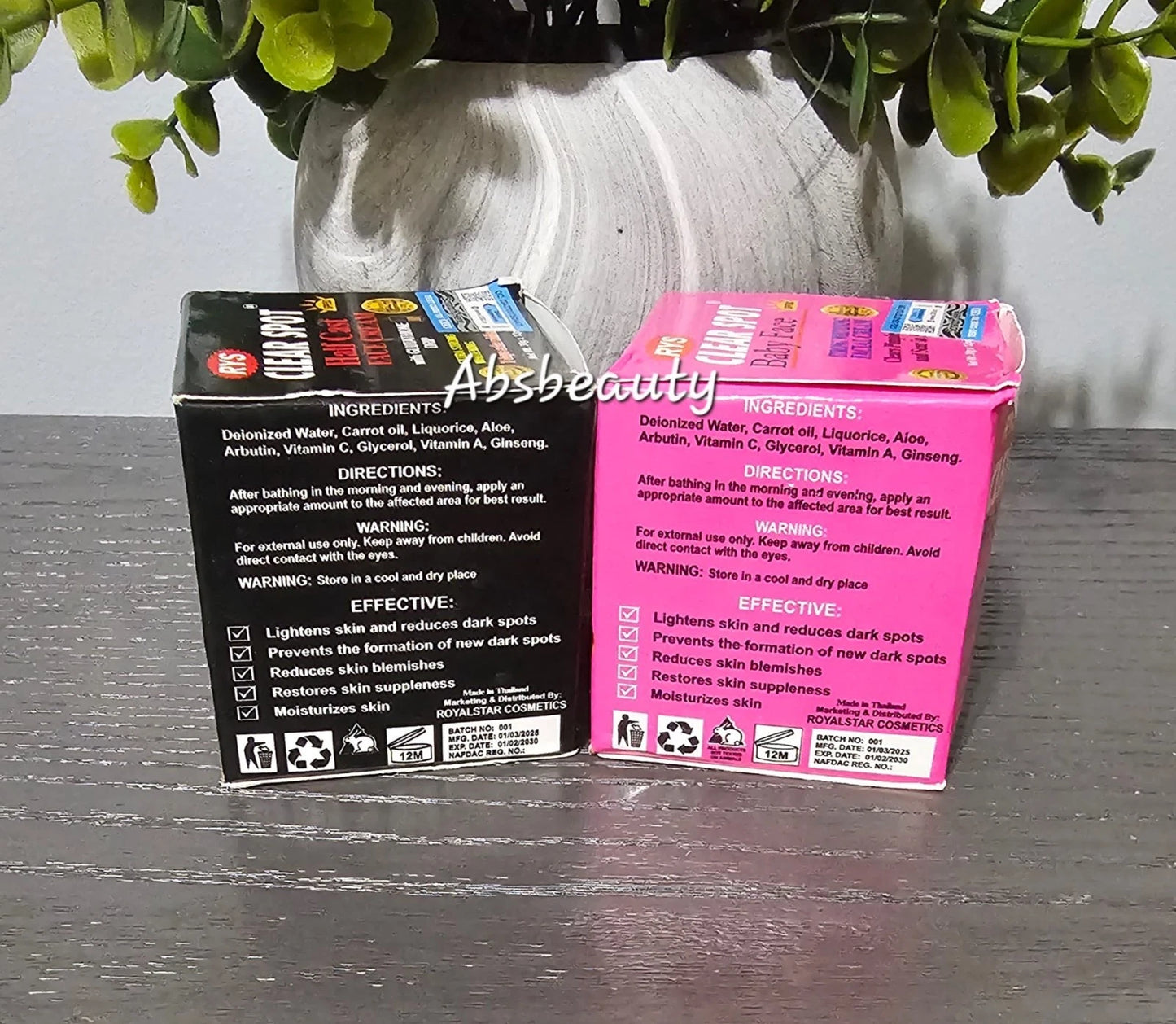 Clear Spot Baby Face & Half-C Face Cream 50g Spf50 1pc