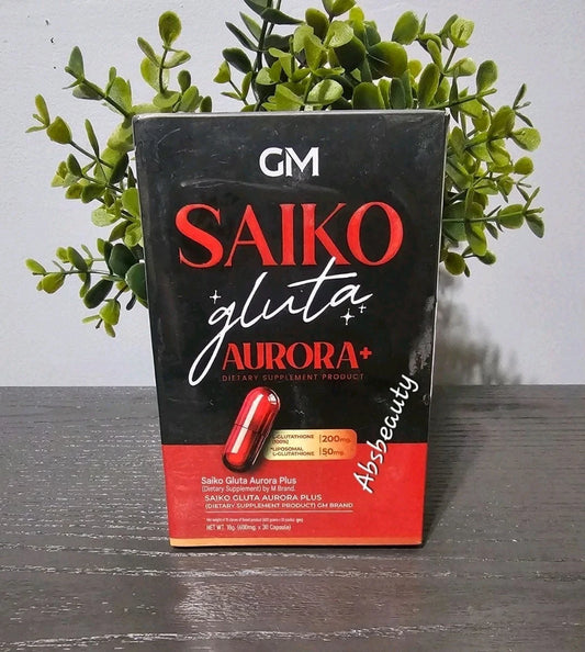 GM Saiko Gluta Aura Plus With Liposomal L-GLUTATHIONE&Fish Collagen 30capsules
