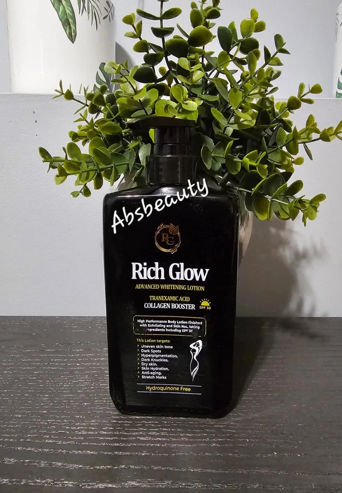 Rich Glow Yellow Tone & Advanced Whitening Lotion 500ml 1pc