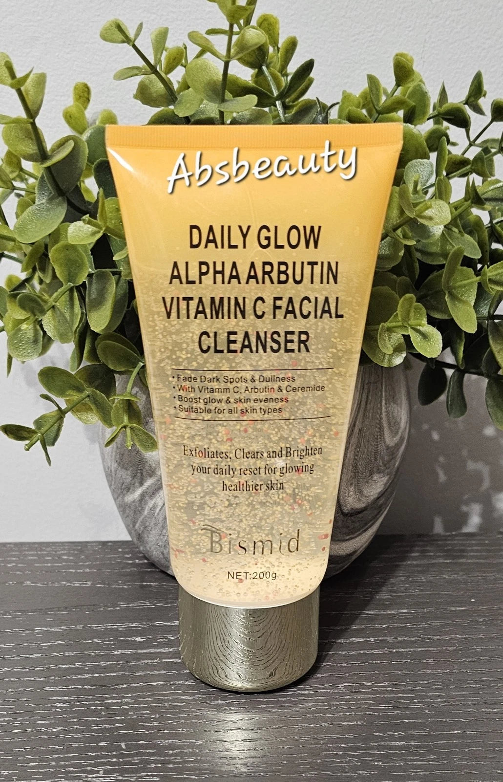 Bismid Daily Glow Alpha Arbutin Vitamin C Facial Cleanser 200g