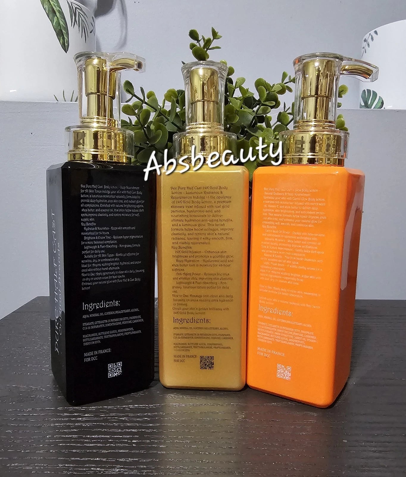 Pure Half C 24K Gold Carrot Body Lotion 500ml 1pc