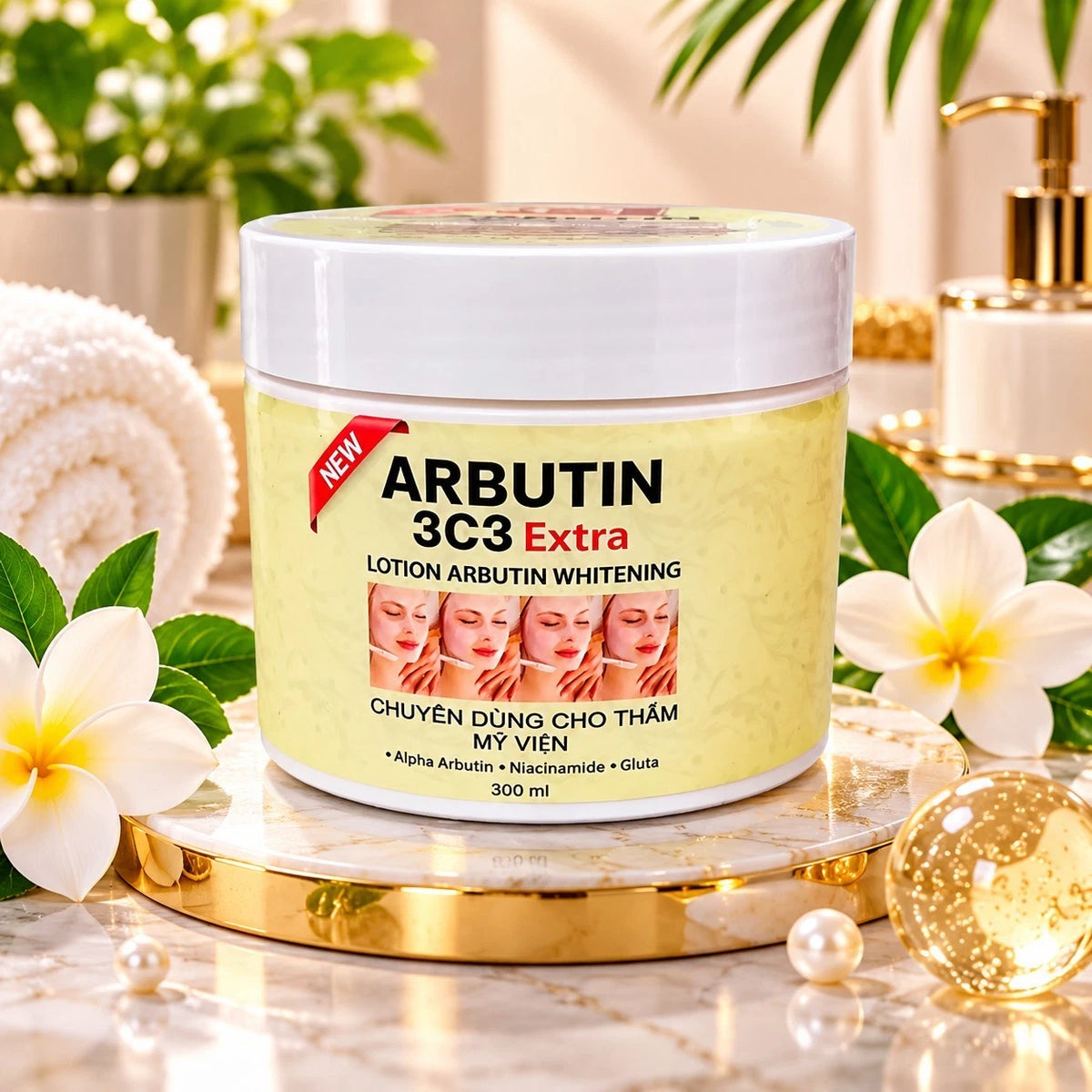 Arbutin 3c3 Lotion EXTRA Whitening Body Cream 300ml_New Packaging ✨️