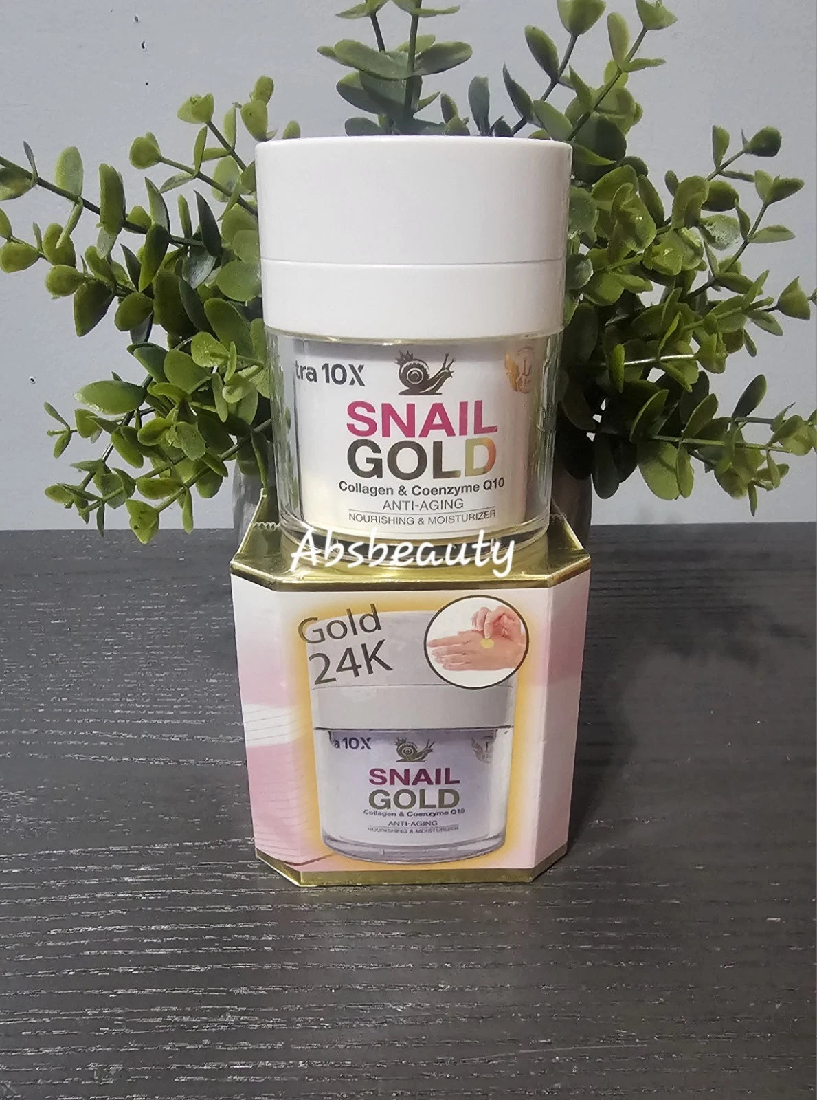 Snail Gold Facial Cream With Collagen & CoQ10 Xtra 10X Anti-Aging Nourishing