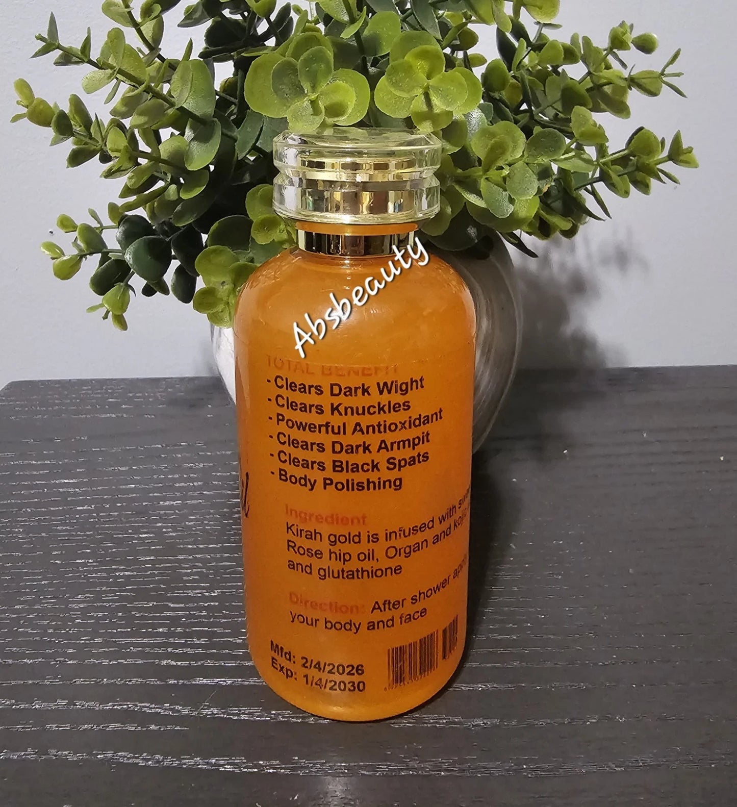 KIRAH Gold Intensive Half-C Body Oil 250ml