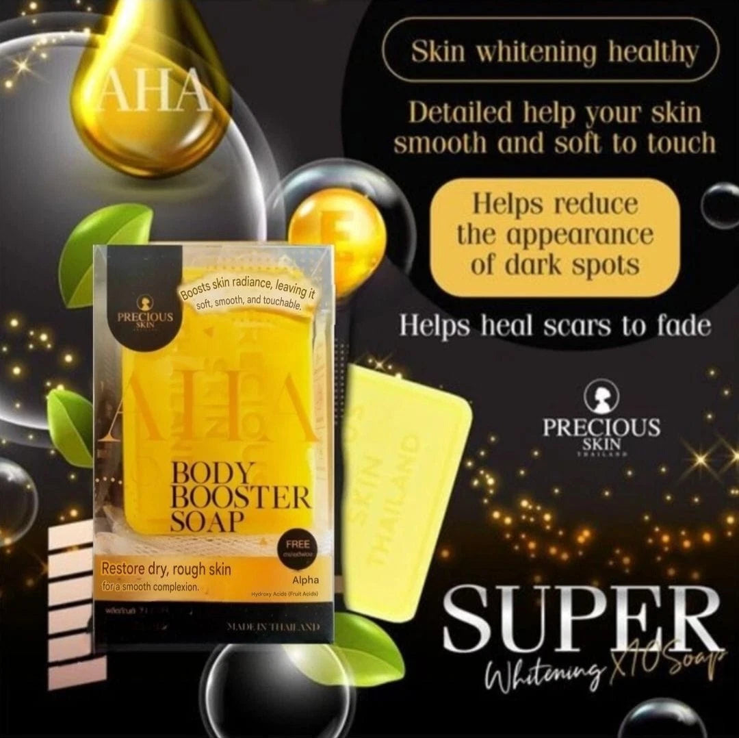 PRECIOUS SKIN AHA BODY BOOSTER SOAP 80g, 1pc