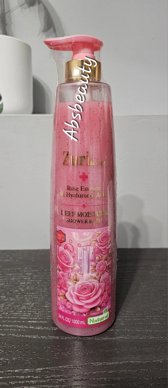 Zuri Radiance Rose Essence & Hyaluronic Acid Deep Moisture Shower Gel 1000ml