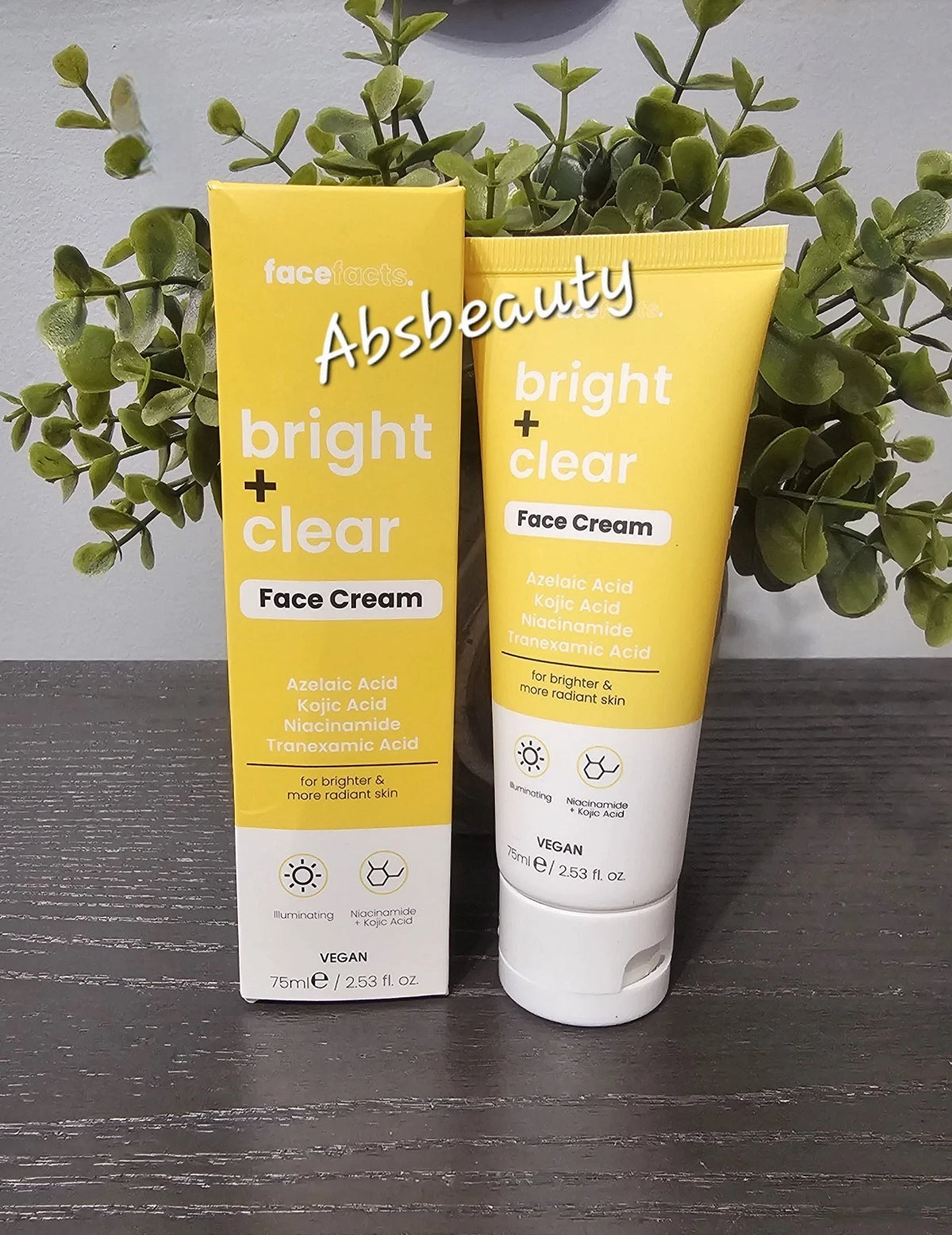FaceFacts. Bright+Clear Face Cream 75ml