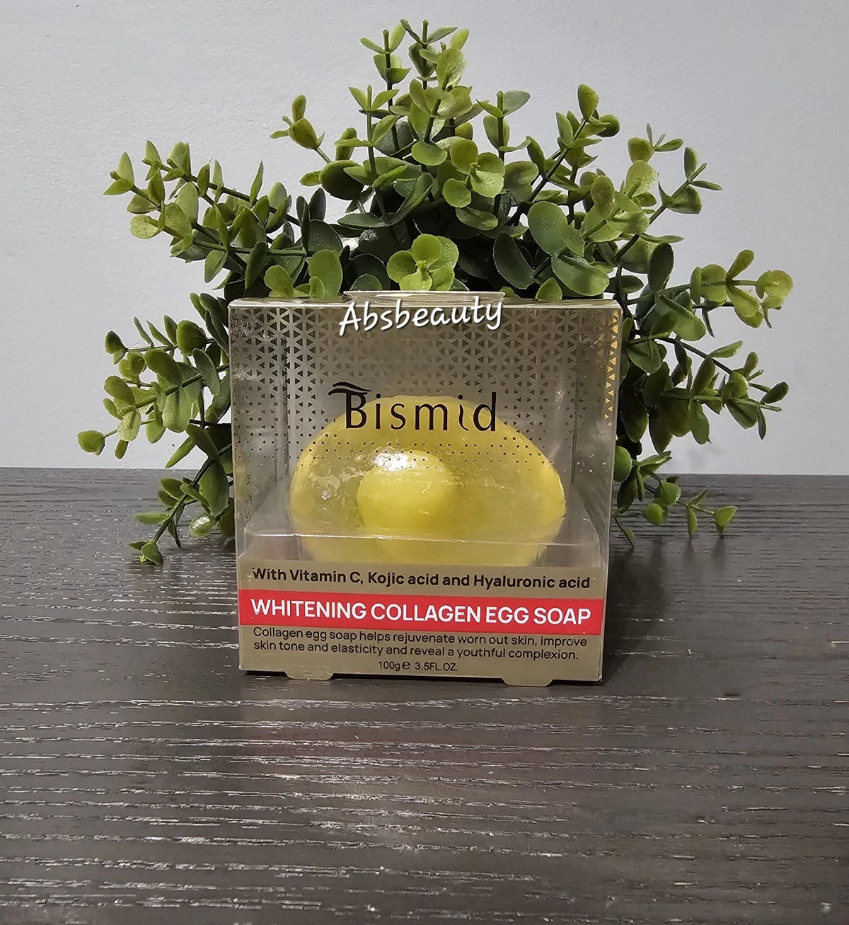 Bismid Whitening Collagen Egg Face Soap 100g Authentic 1pc