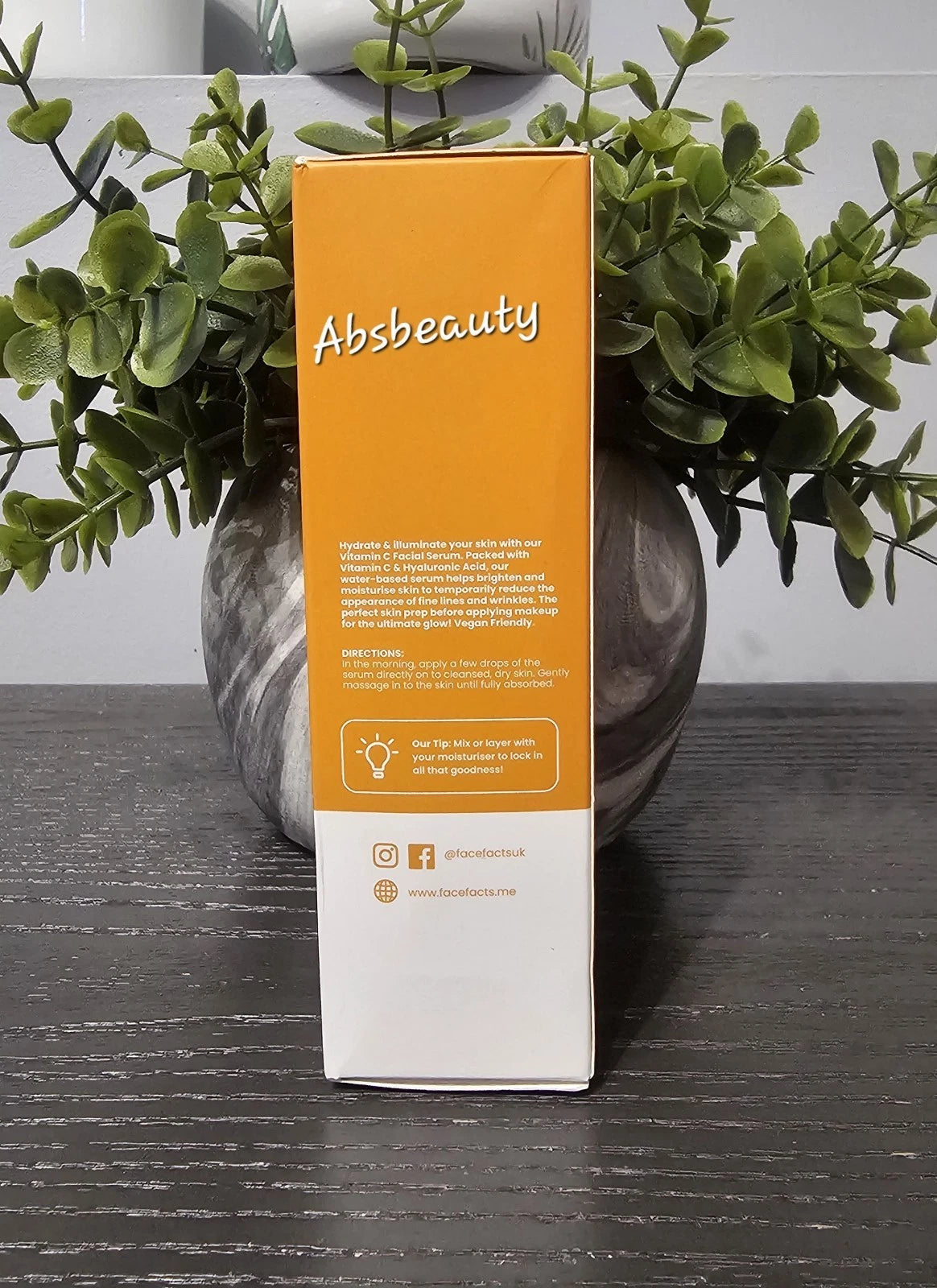 FaceFacts. Vitamin C Face Serum Hydrates, Brights & Illuminates The Skin 50ml