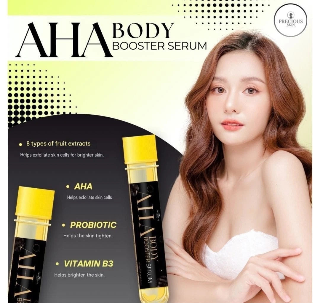 Precious Skin AHA Body Booster Serum - Exfoliating Brightening 45ml, 1pc