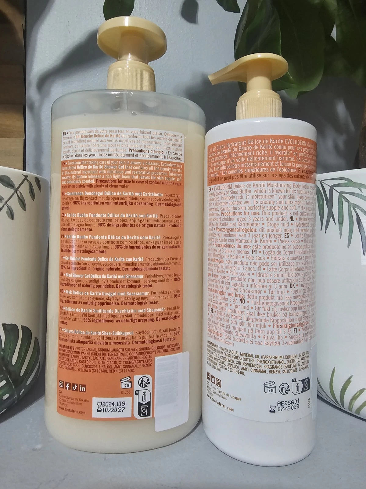 Evoluderm Gel De Douche Fondant & Lait De Corps Hydratant Au Délice De Karité