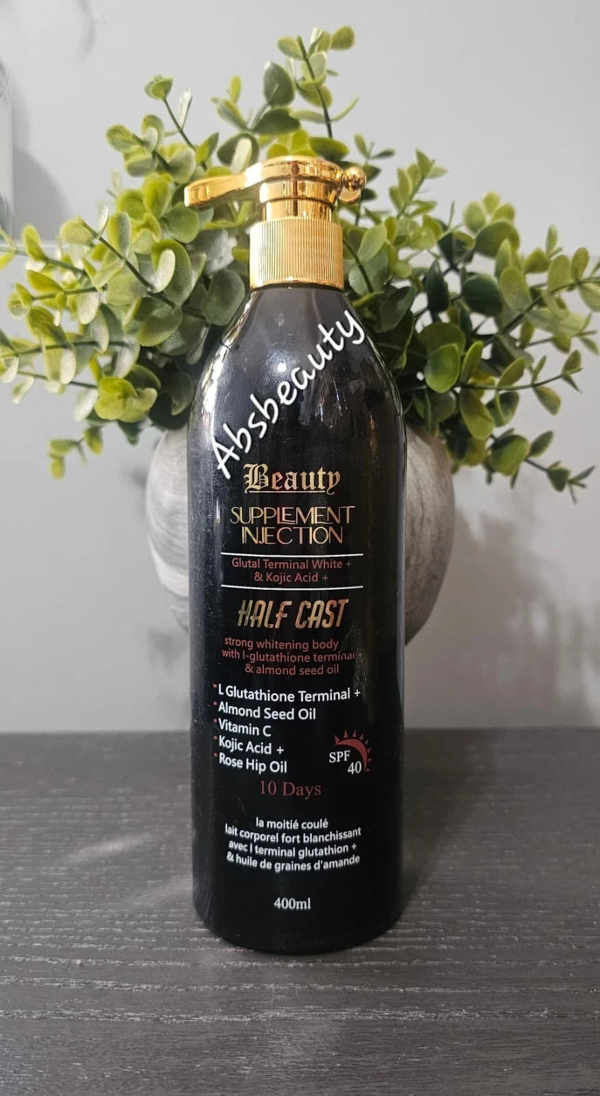 Beauty Supplement Half-C & 24K Gold Lightening Body Lotion 400ml w/ spf40/50 1pc