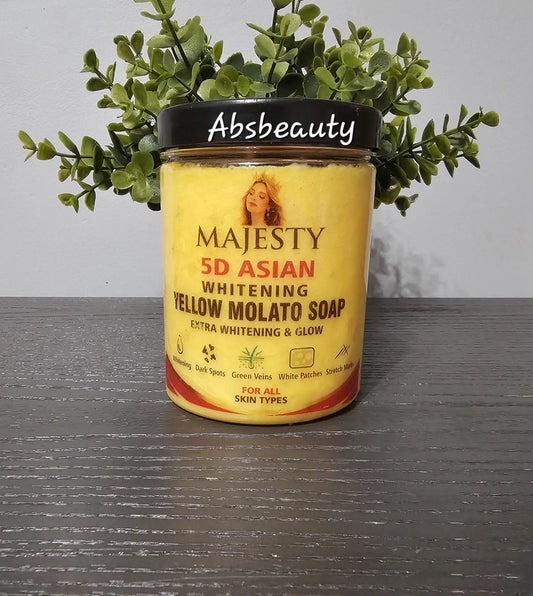 Majesty 5D Asian Whitening Yellow Molato soap, Xtra Whitening & Glowing