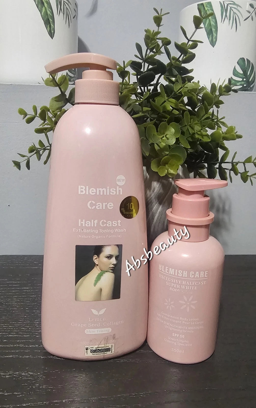 2pcs Blemish Care Half-C,Exfoliating Shower Gel & Exclusive Half-C Body Lotion ✨