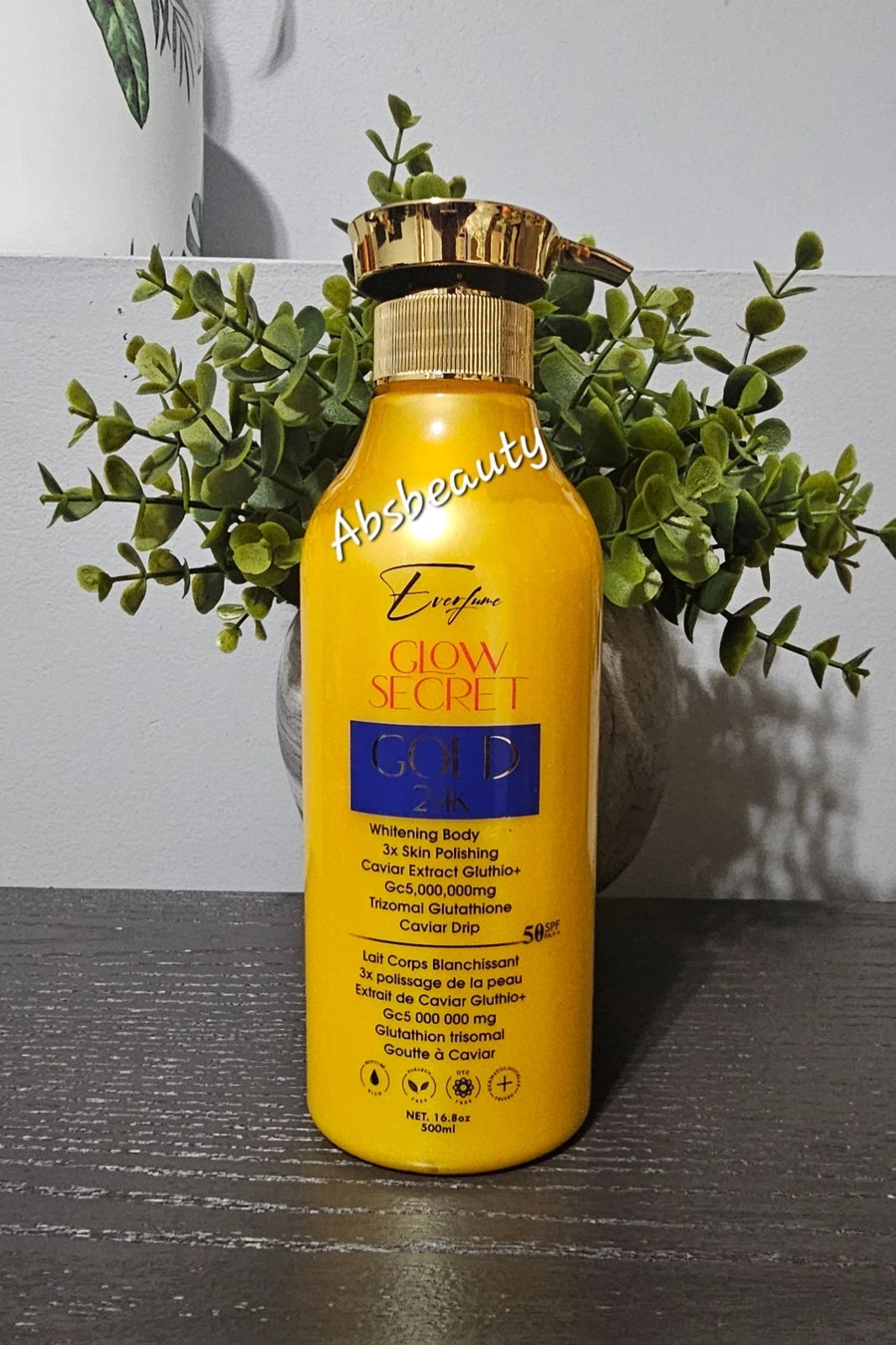 Glow Secret Whitening Body Lotion 500ml & Shower Gel 1000ml 1pc