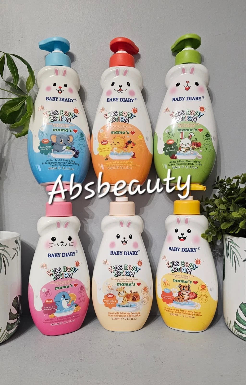 Baby Diary Kids Body Lotion SPF 15 600ml