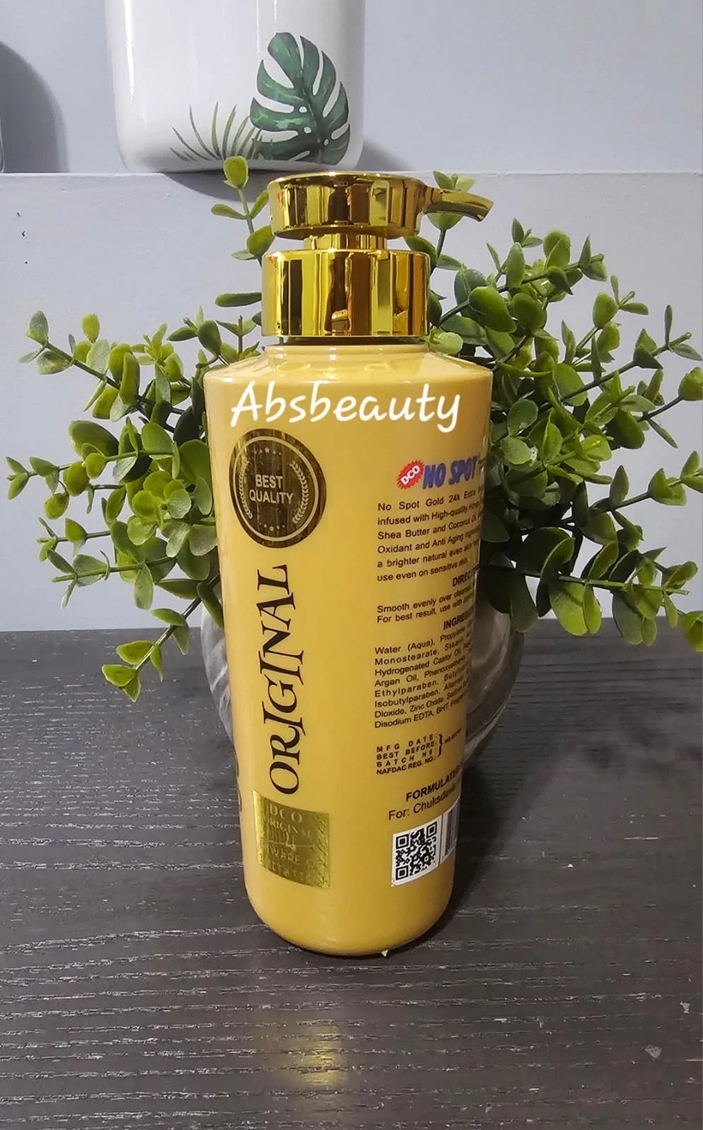 No Spot Strong Whitening Body Lotion with spf50 500ml 1pc