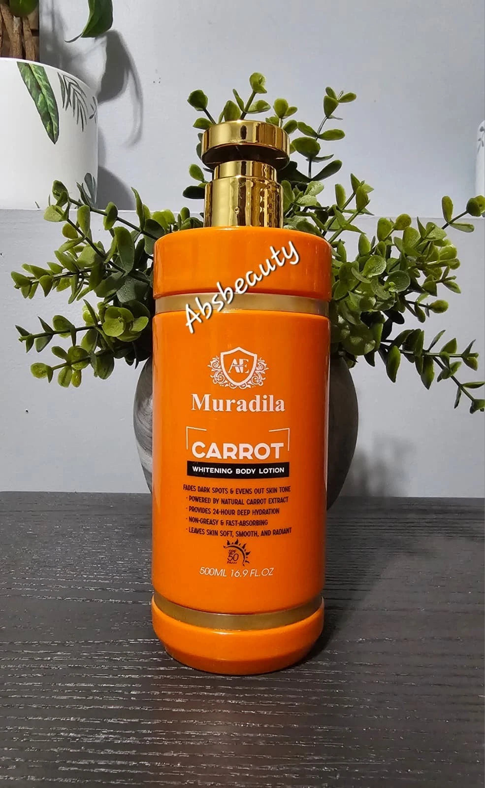 Muradila Carrot & Half C Whitening Body Lotion & Oil 1pc