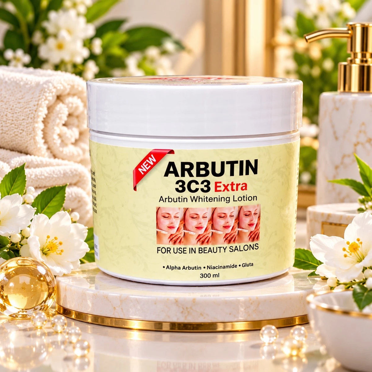 Arbutin 3c3 Lotion EXTRA Whitening Body Cream 300ml_New Packaging ✨️