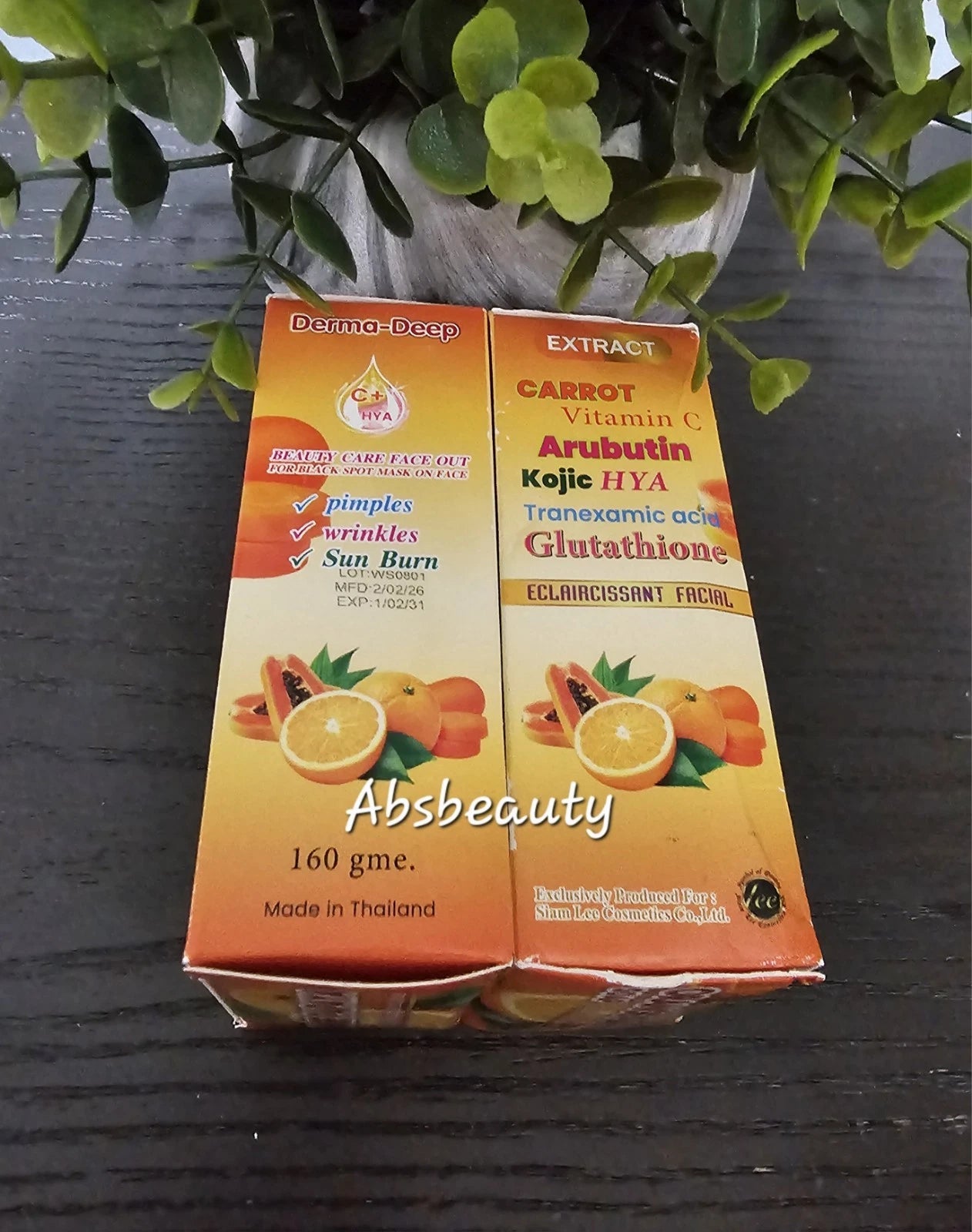 Lab White Orange Papaya 5in1 Whitening Soap With Vitamin C ➕️ Hya 1pc