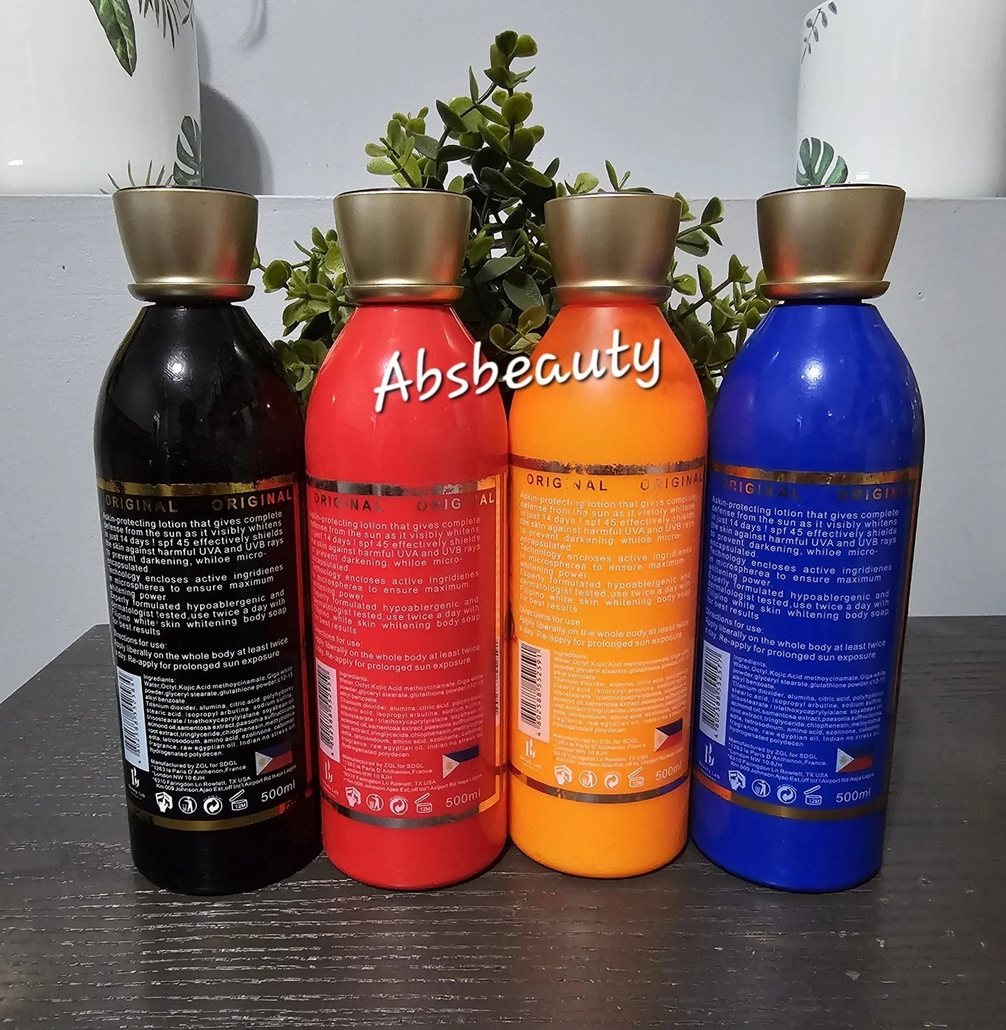 Filipino Gluta Half C Carrot Caviar Body Lotion 500ml Original&Authentic