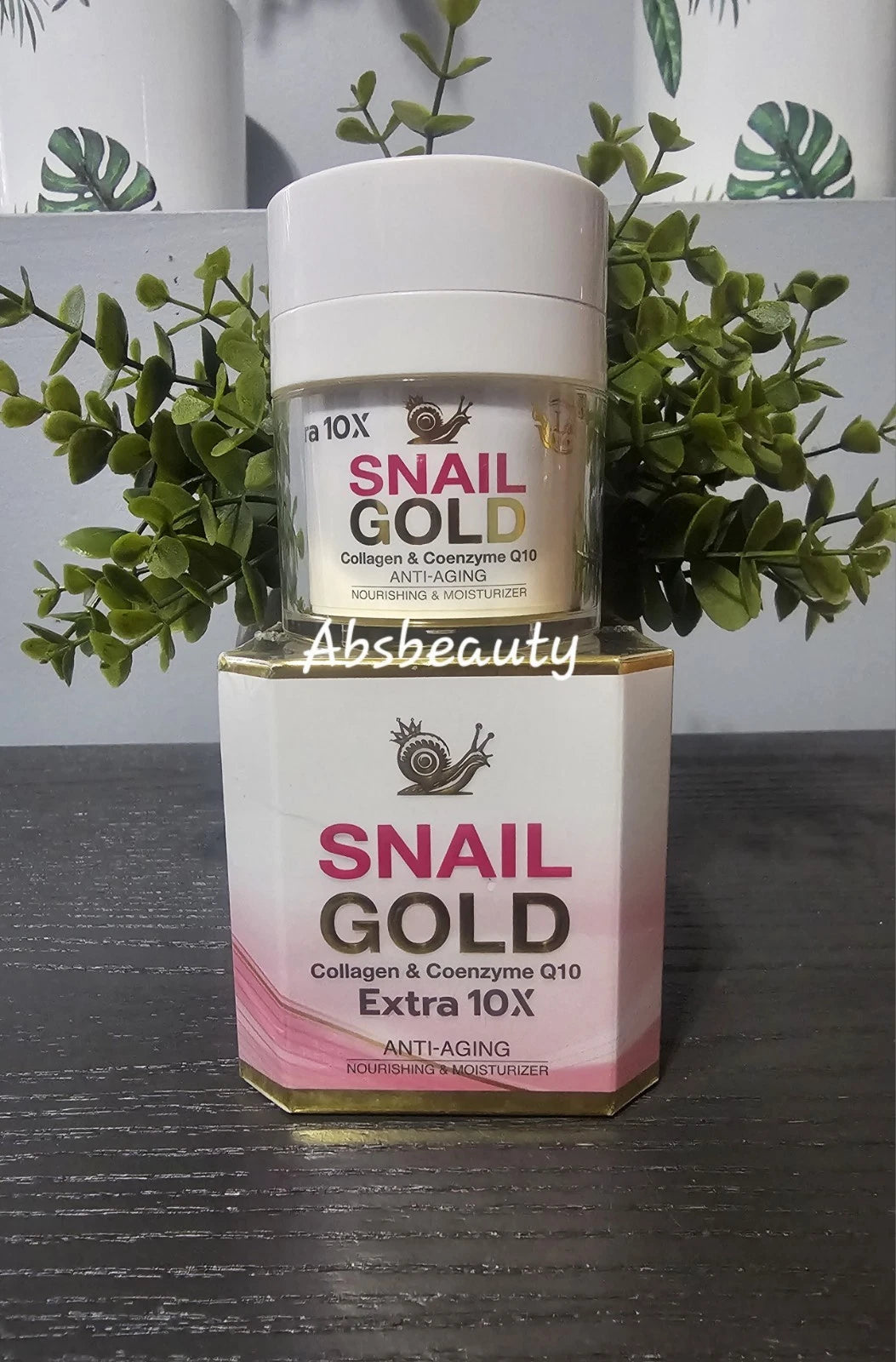 Snail Gold Facial Cream With Collagen & CoQ10 Xtra 10X Anti-Aging Nourishing