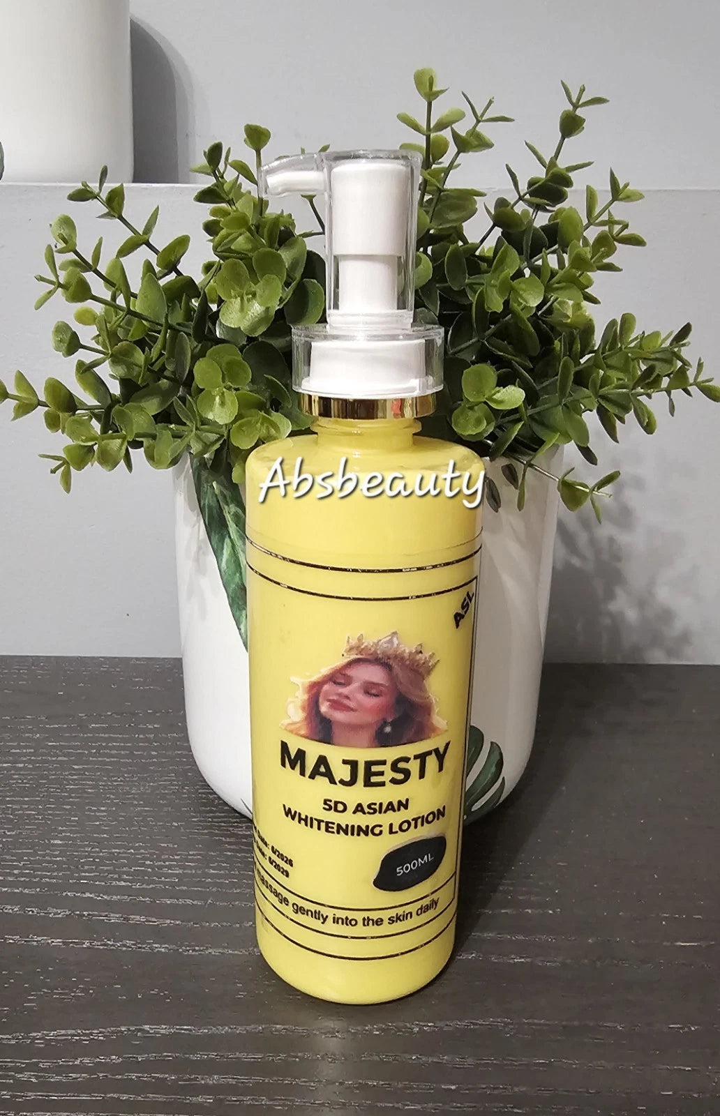 Majesty 5D Asian Yellow Body Lotion  Extra Whitening & Glowing 500ml AUTHENTIC