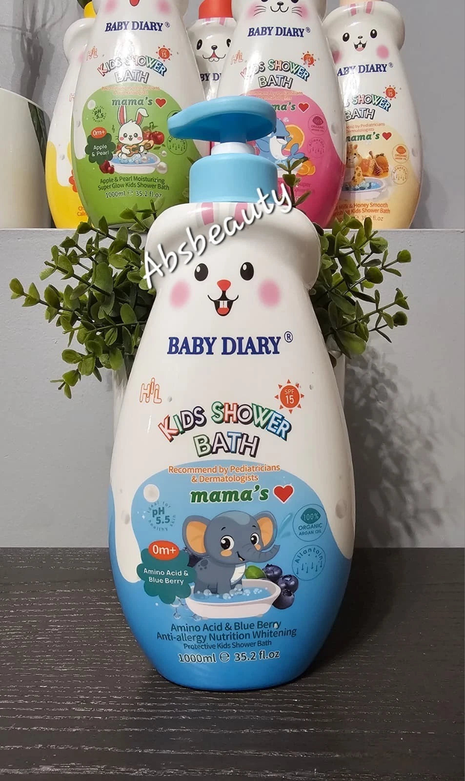 Baby Diary Kids Shower Bath SPF 15 1000ml
