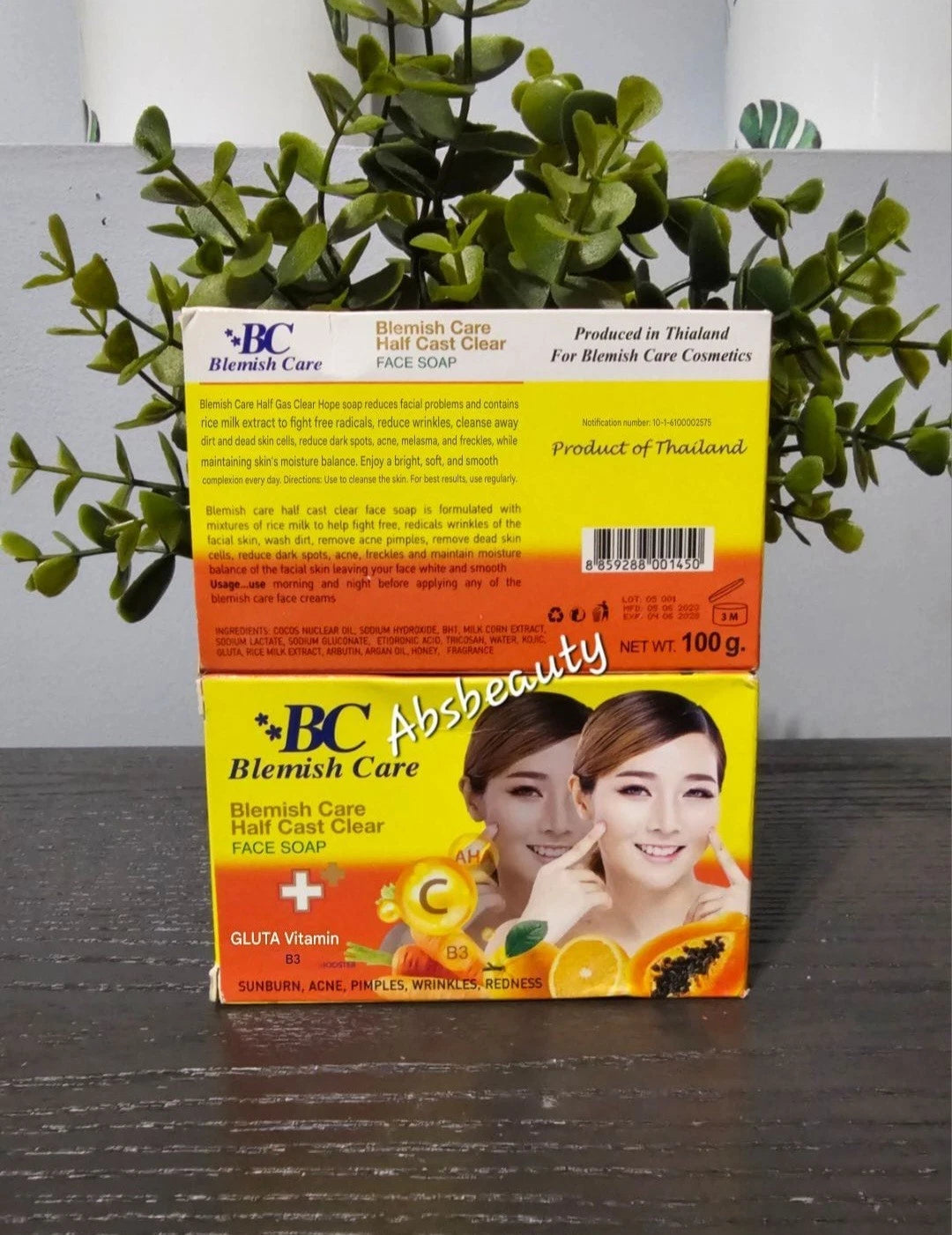 Blemish Care Half-C Clear Face Soap 100g 1pc