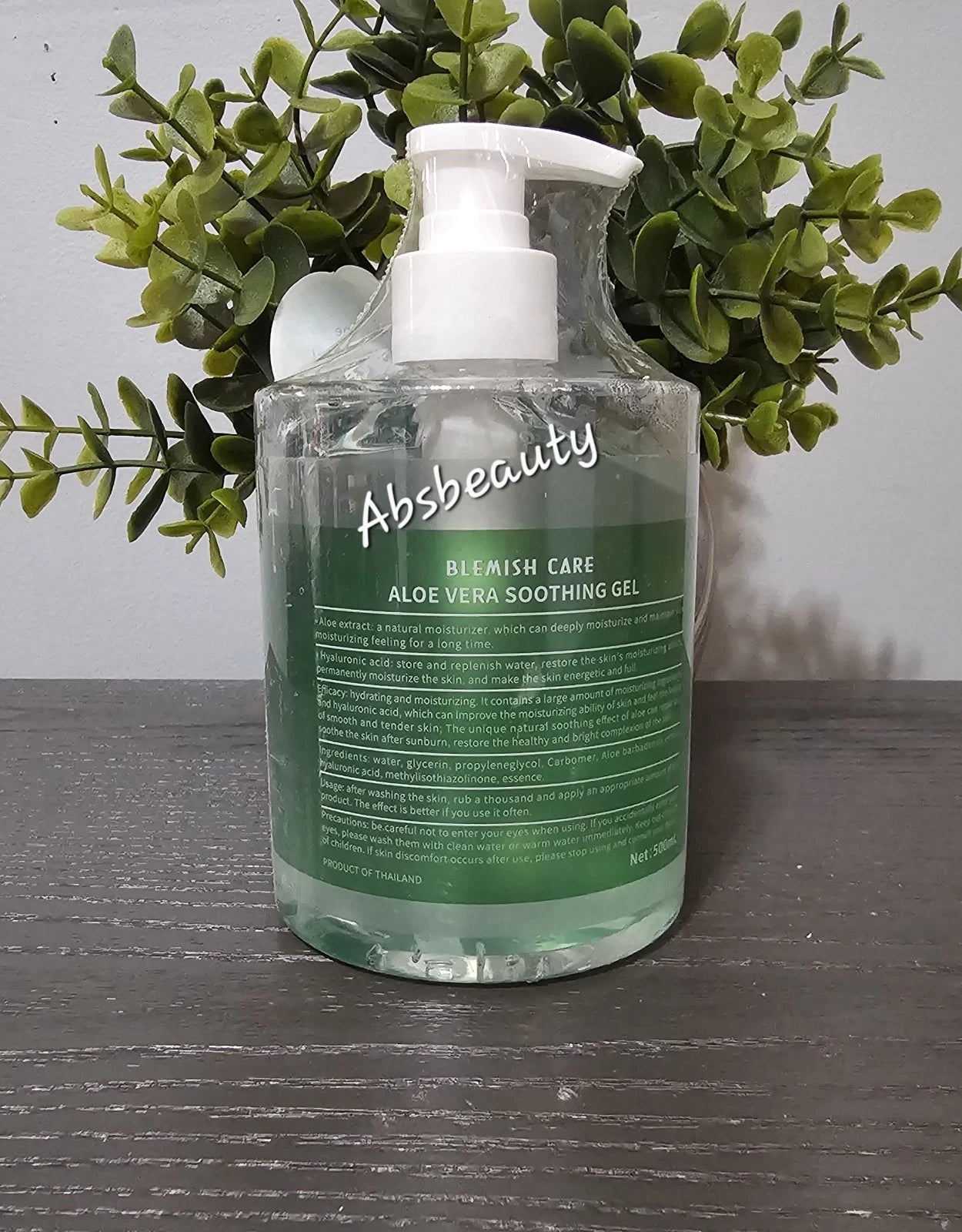 Blemish Care Hydrating Aloe Vera Gel Skilly Natural 500ml Good For Stretch Mark