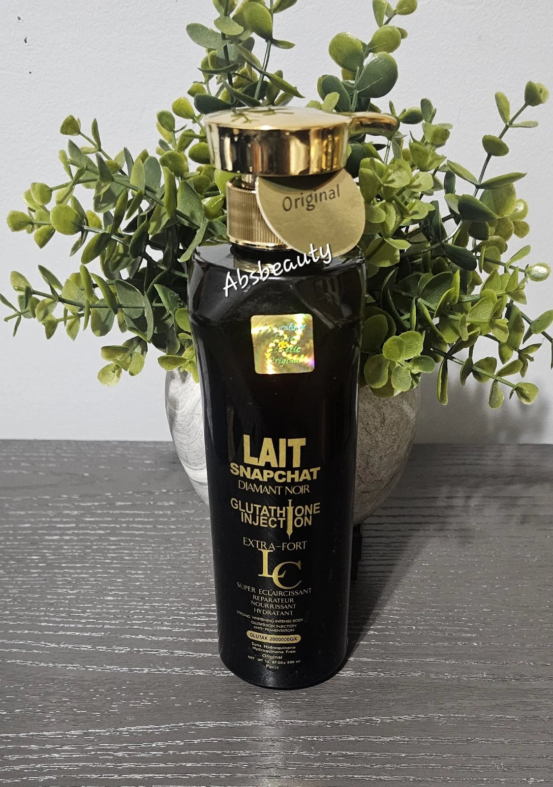 Lait Snapchat DIAMANT NOIR Intense Whitening Body Lotion 500ml