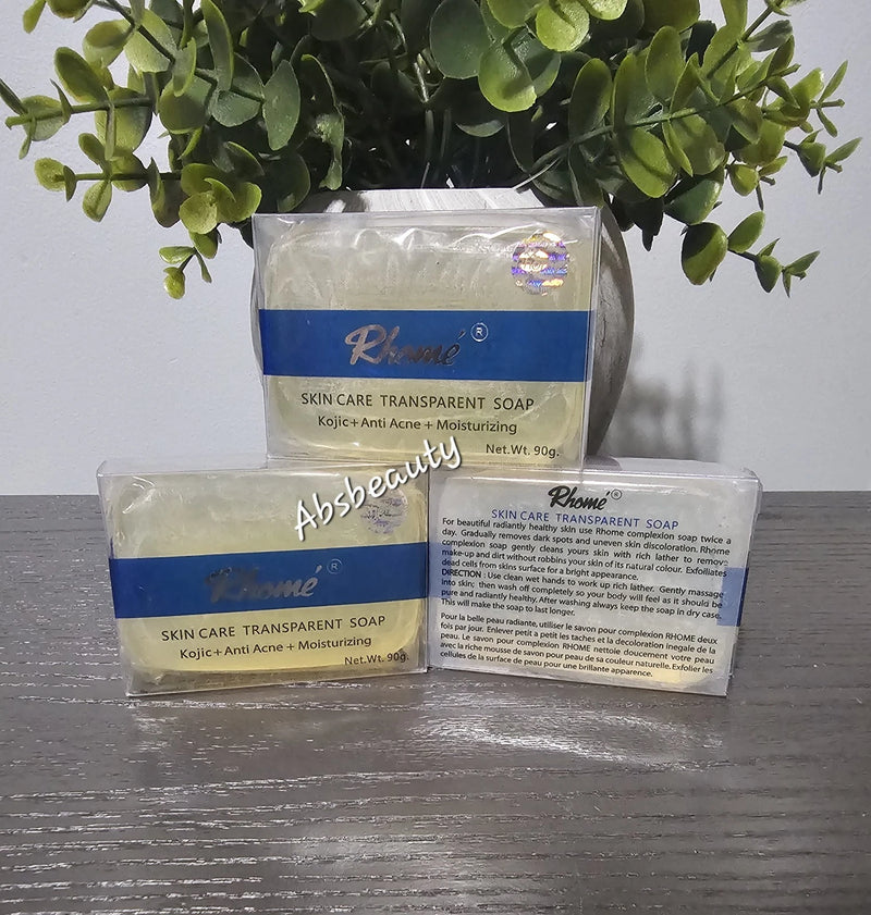 Rhomé Skin Whitening Moisturizing Transparent Soap 90g 1pc