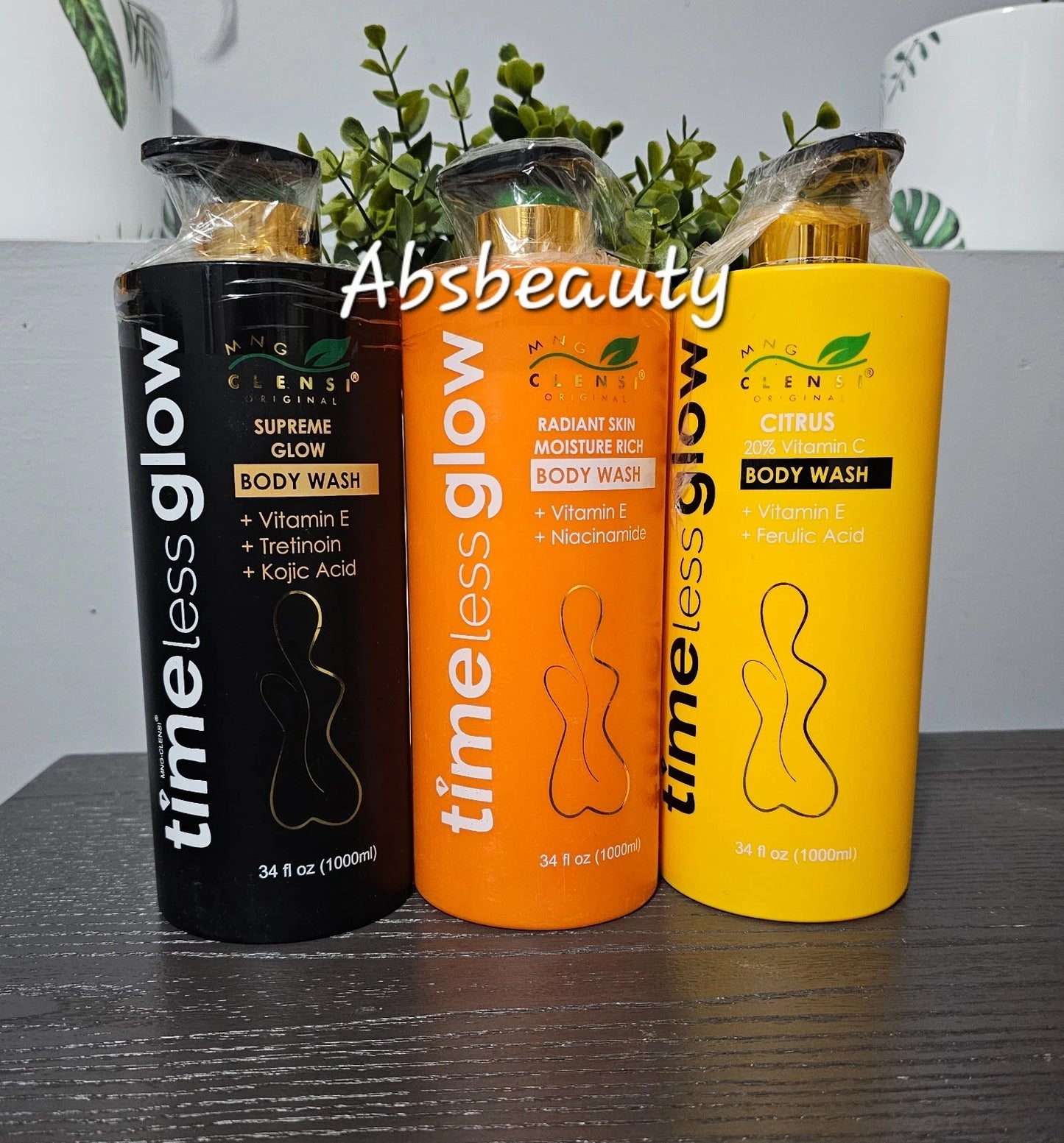 Timeless Glow Body Wash 1000ml & Lotion 400ml 1pc
