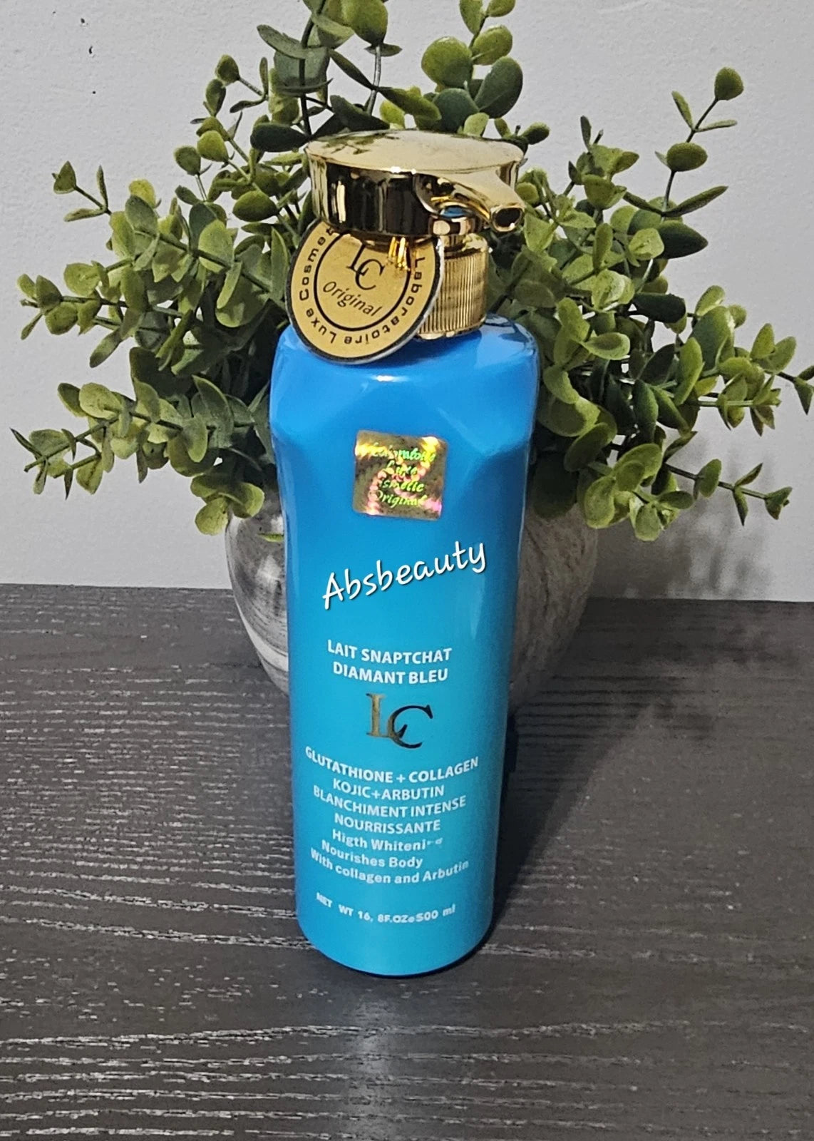 Lait Snapchat DIAMANT BLUE With Collagen,Arbutin 500ml Original&Authentic