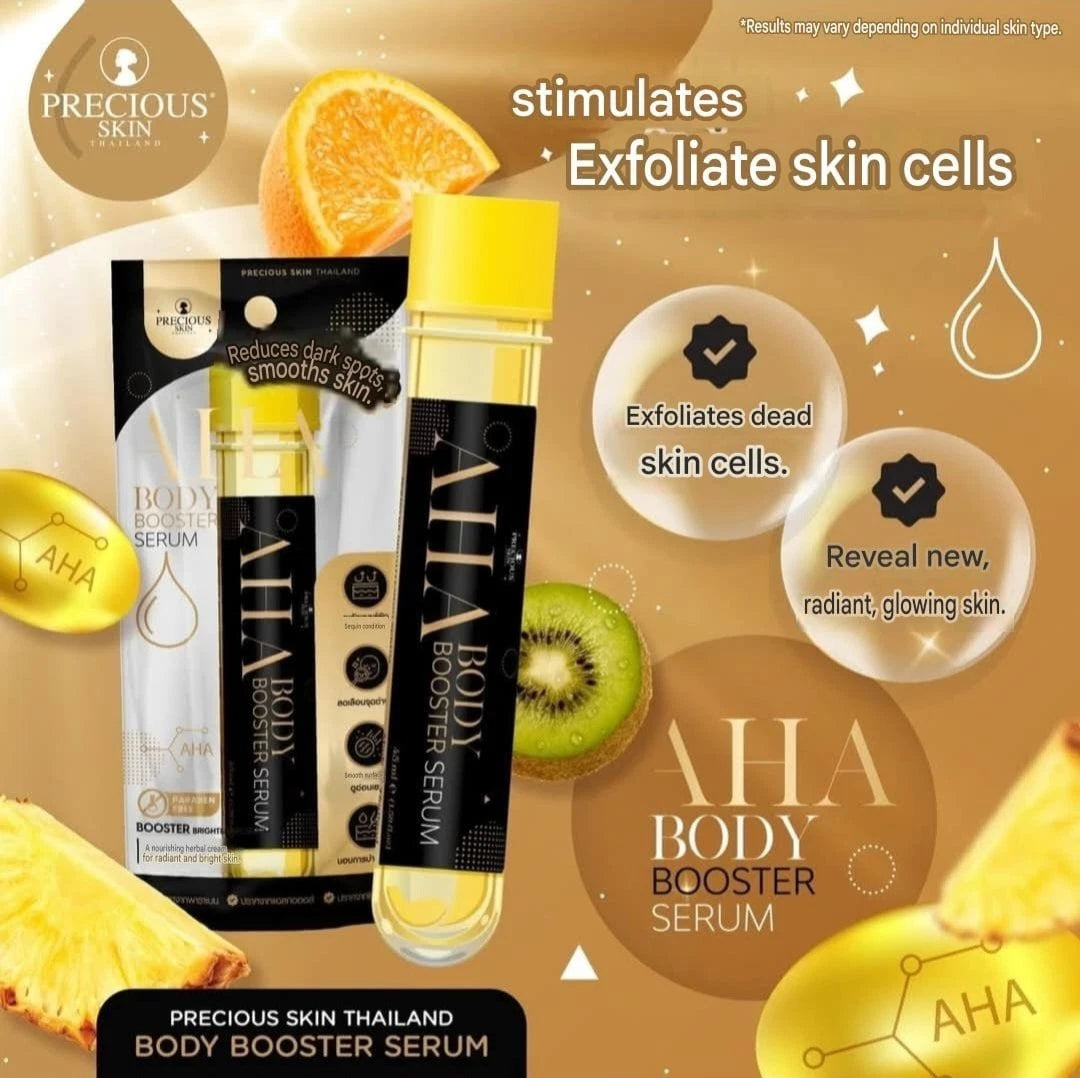 Precious Skin AHA Body Booster Serum - Exfoliating Brightening 45ml, 1pc