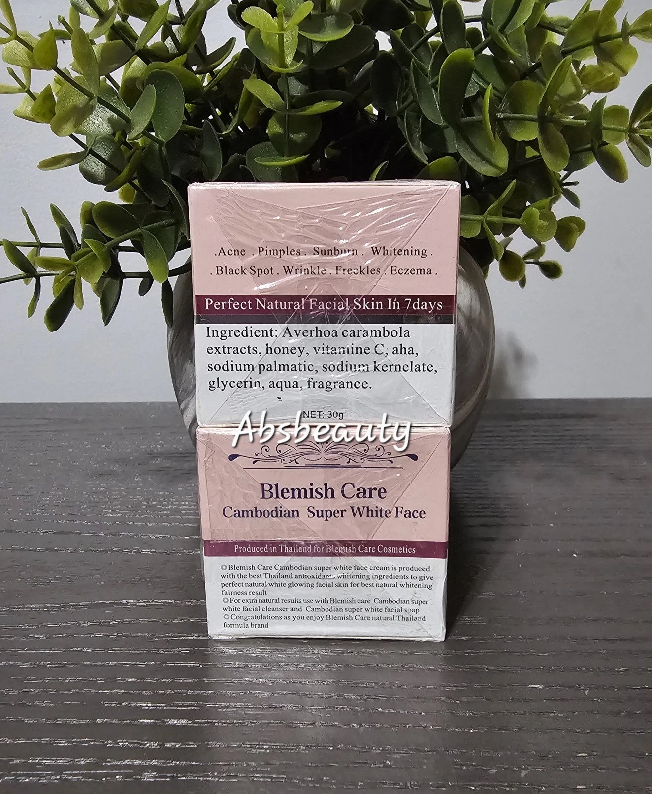 Blemish Care Cambodian Super Whitening Face Cream 30g 1pc