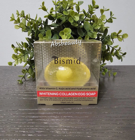 Bismid Whitening Collagen Egg Face Soap 100g Authentic 1pc