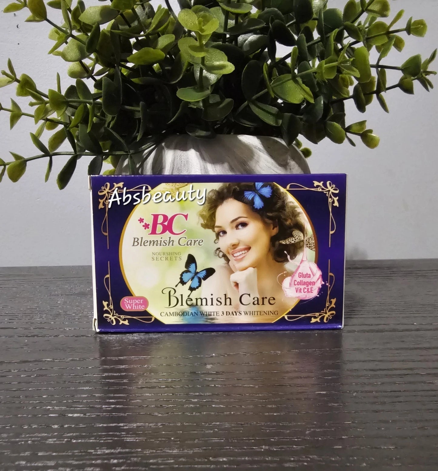 Blemish Cambodian White 3days Whitening Face And Body Soap 160g 1pc