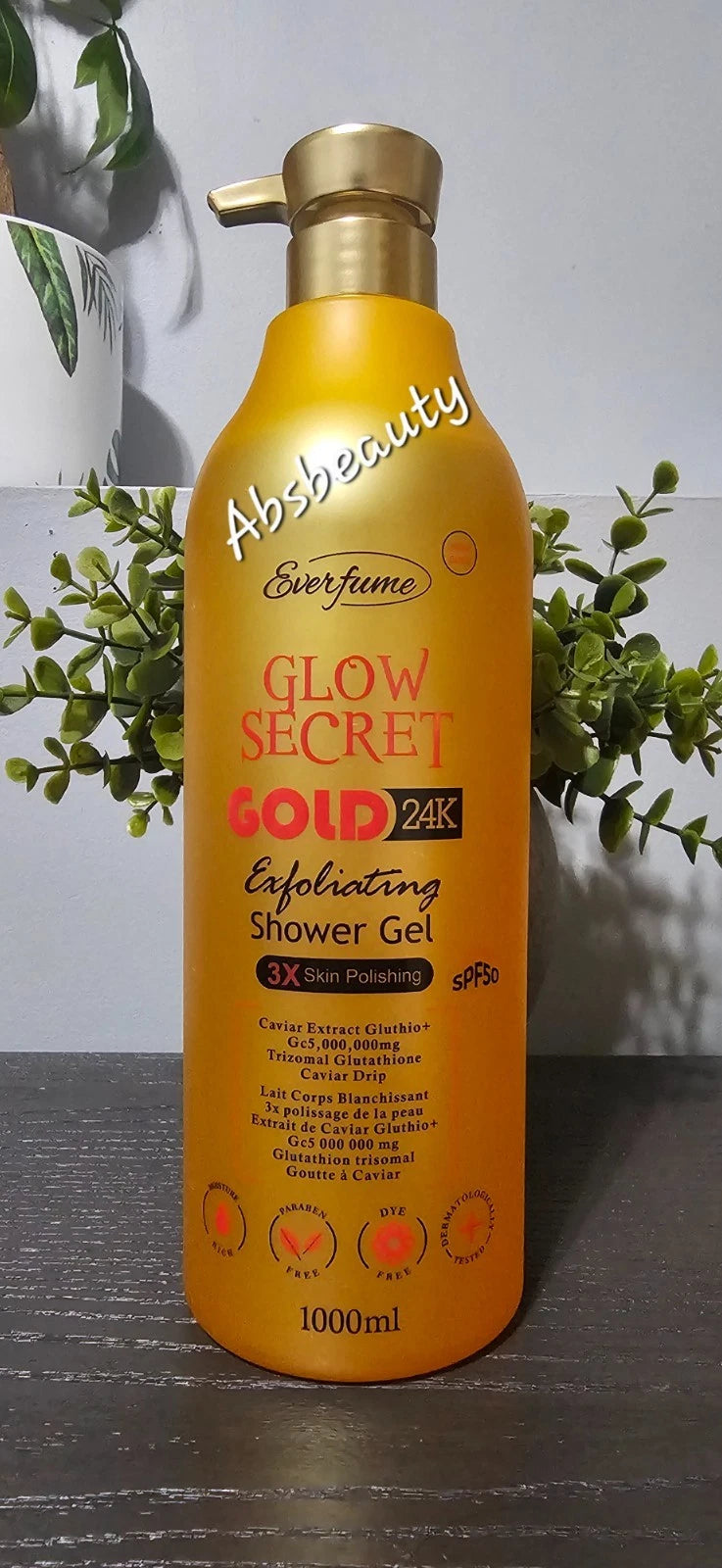 Glow Secret Whitening Body Lotion 500ml & Shower Gel 1000ml 1pc