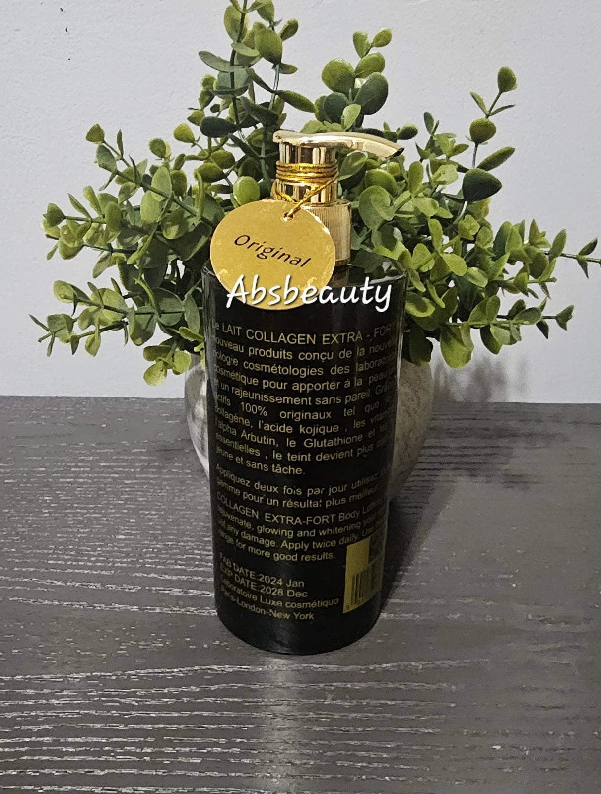 1pc Lait Collagen Extra Fort Super Blanchissant Whitening Body Lotion 500ml