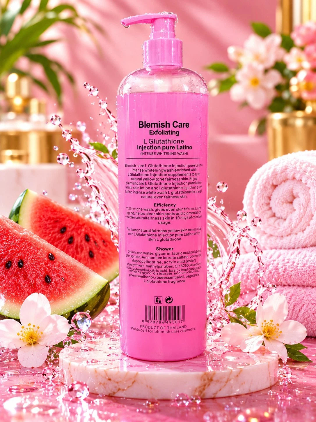 Blemish Care Exfoliating L-Glutathione Lightening Shower Gel 1000ml, 1 Pc✨️👌