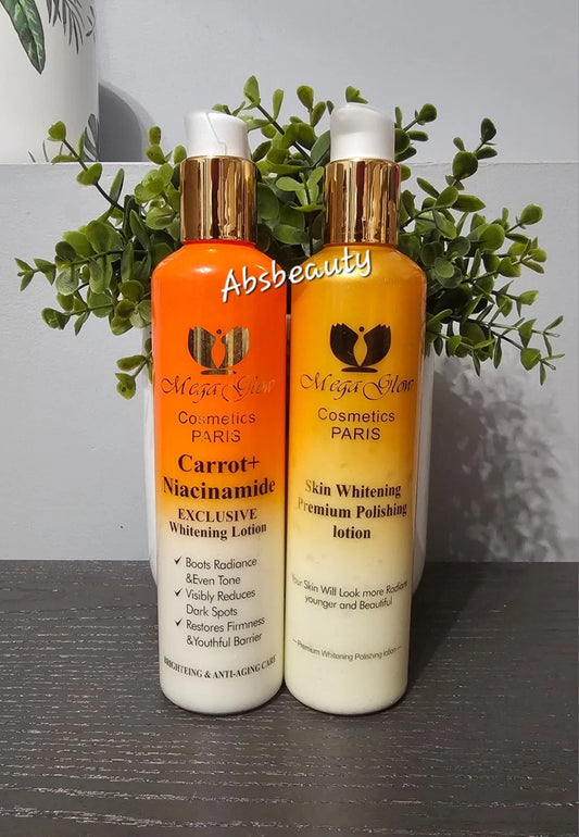 Mega Glow Cosmetics Paris Whitening Lotion 350ml 1pc