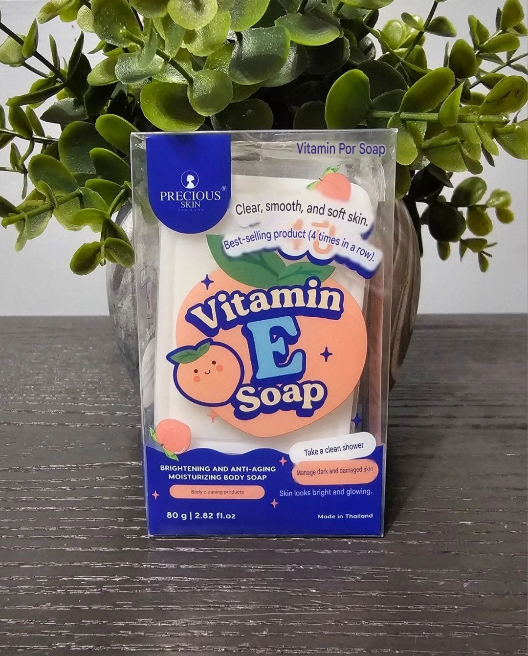 Precious Skin Vitamin E Moisture Anti-Aging Bar Soap Bright Soft Smooth Skin 1pc
