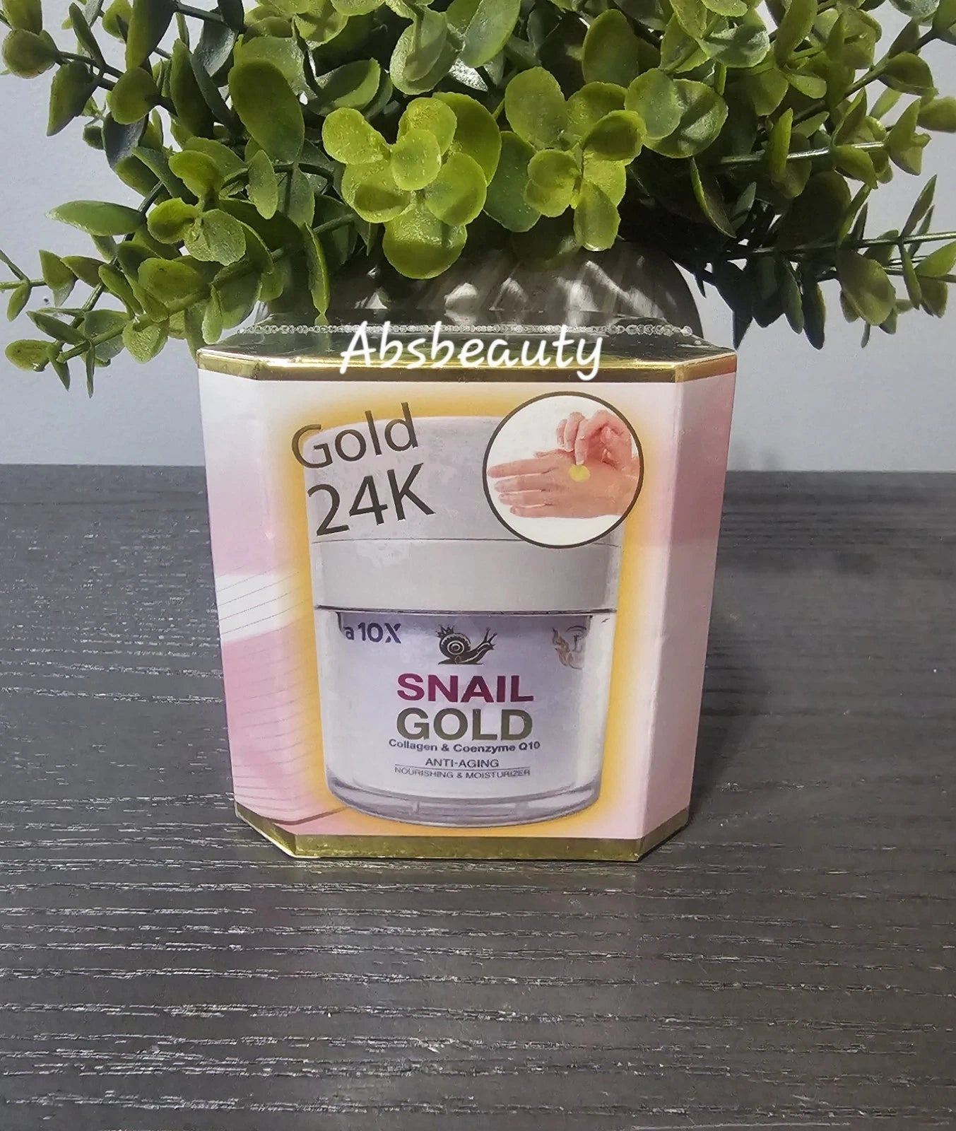 Snail Gold Facial Cream With Collagen & CoQ10 Xtra 10X Anti-Aging Nourishing