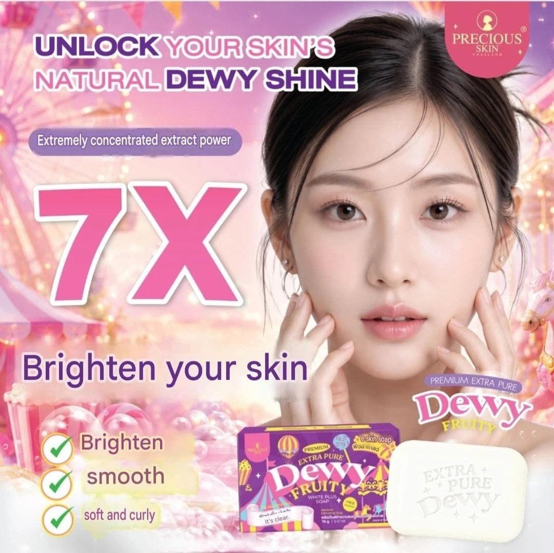 Precious Skin Premium Extra Pure Dewy Fruity White Plus Face&Body Soap 70g 1pc