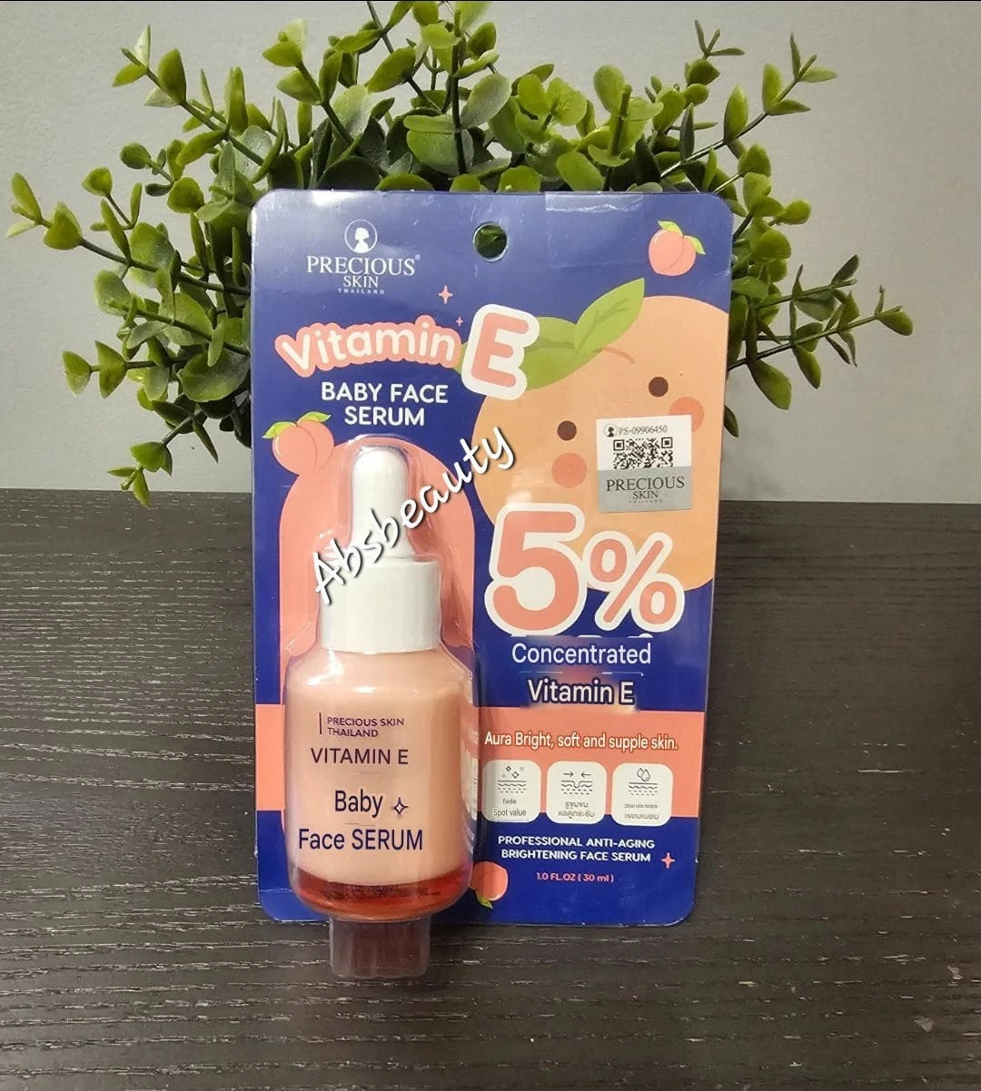 Precious Skin Vitamin E Baby Face Serum 30ml Reduce Dark Spots Clear Facial Skin
