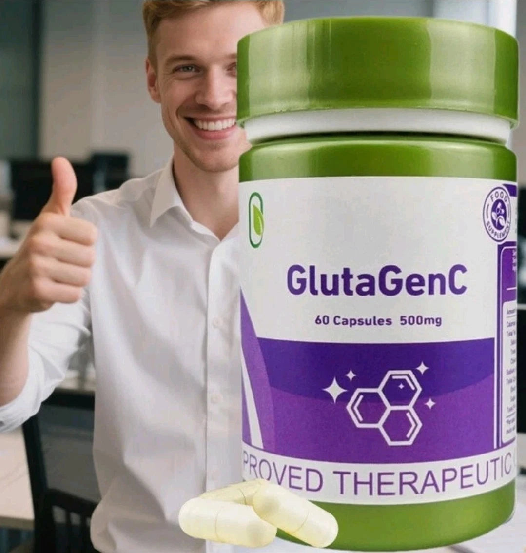 GlutaGenC Glutathione L-Glutathione Capsules Anti-Aging Skin Whitening 60Caps