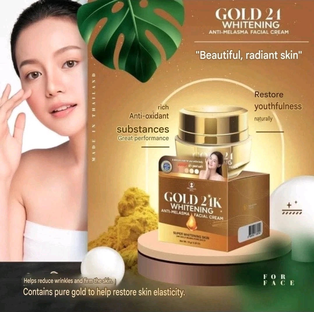 Precious Skin Gold Whitening 24K Gold Melasma Facial Cream 15g