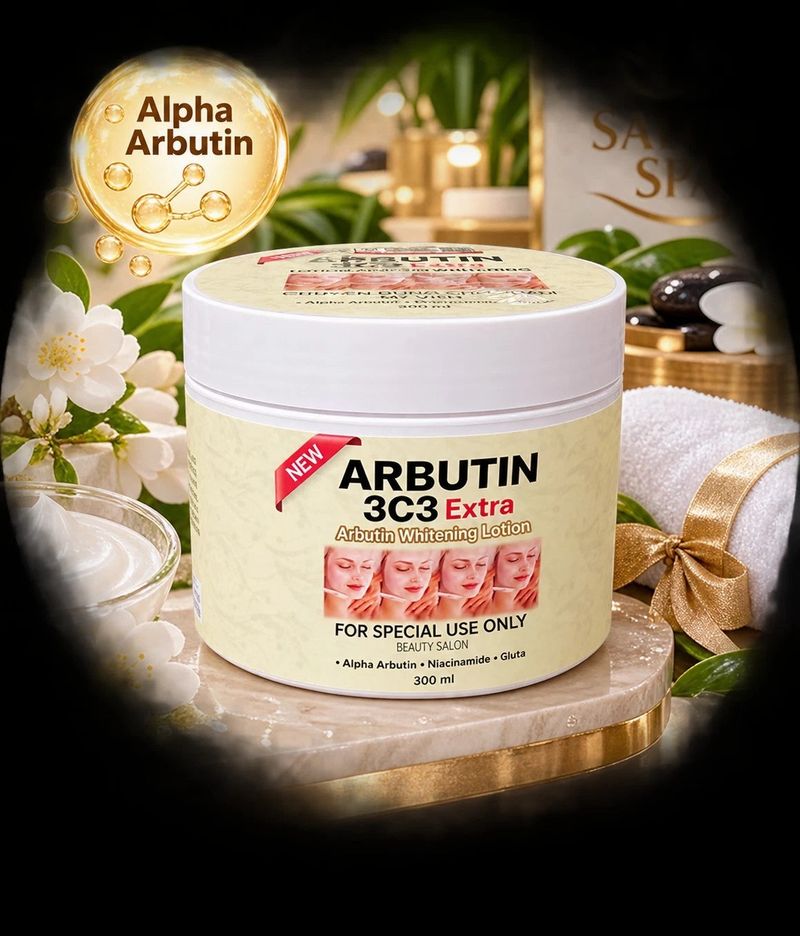 Arbutin 3c3 Lotion EXTRA Whitening Body Cream 300ml_New Packaging ✨️