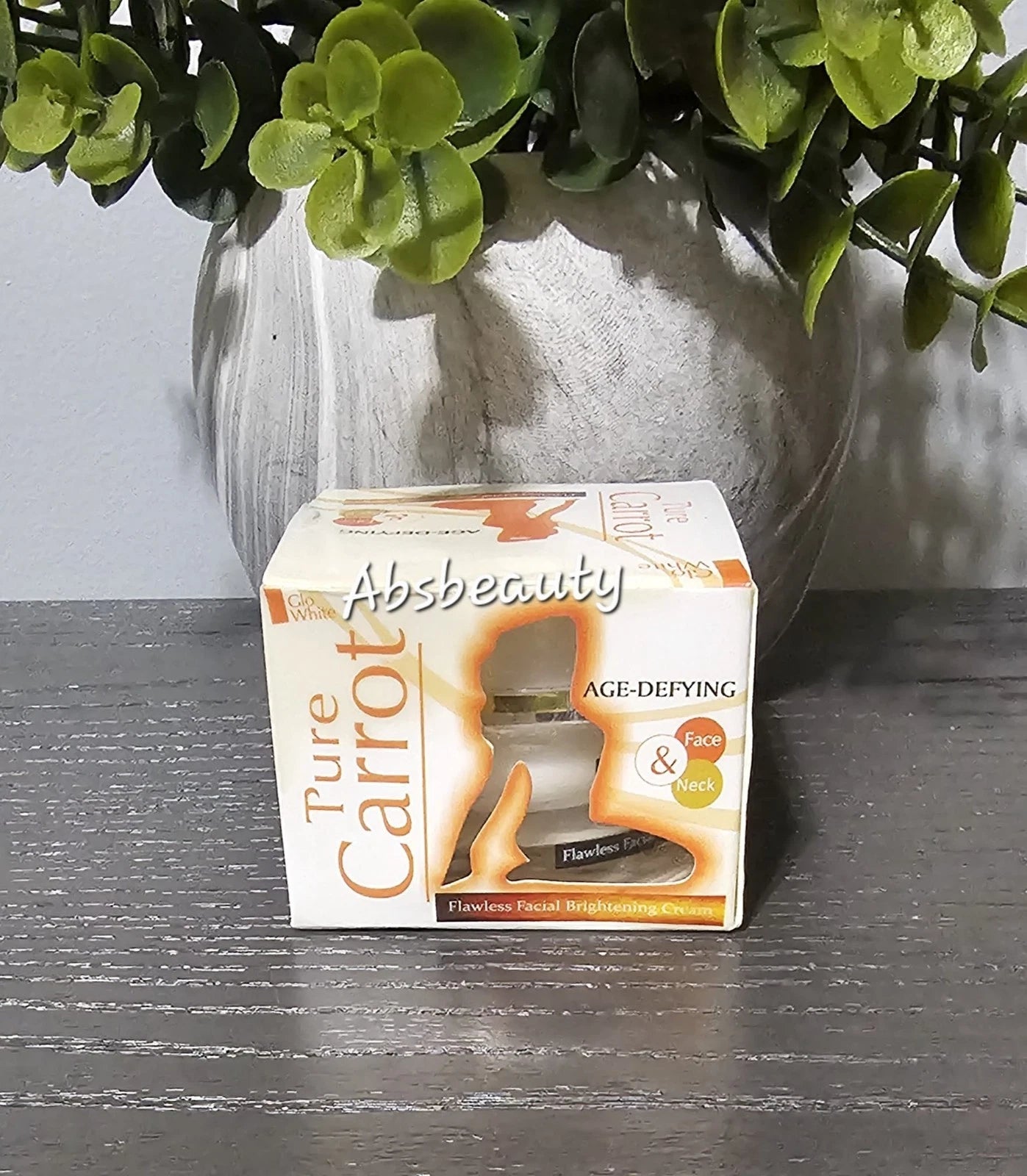 Pure Carrot Balancing Toner & Age Defying Brightening Face & Neck Cream 1pc